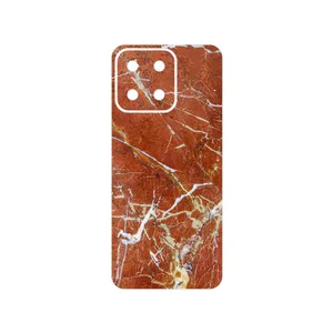 MAHOOT Red Marble Cover Sticker for Honor X7c