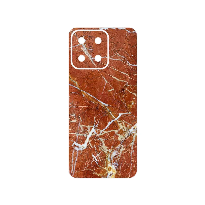 برچسب پوششی ماهوت مدل Red Marble مناسب برای گوشی موبایل آنر X7c