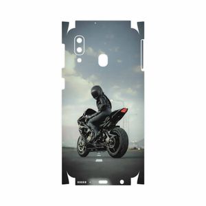 نقد و بررسی برچسب پوششی ماهوت مدل Motorcycling-FullSkin مناسب برای گوشی موبایل سامسونگ Galaxy A40 توسط خریداران