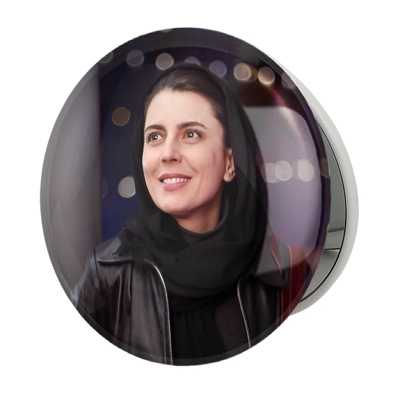 آینه جیبی خندالو طرح لیلا حاتمی مدل تاشو کد 6271 