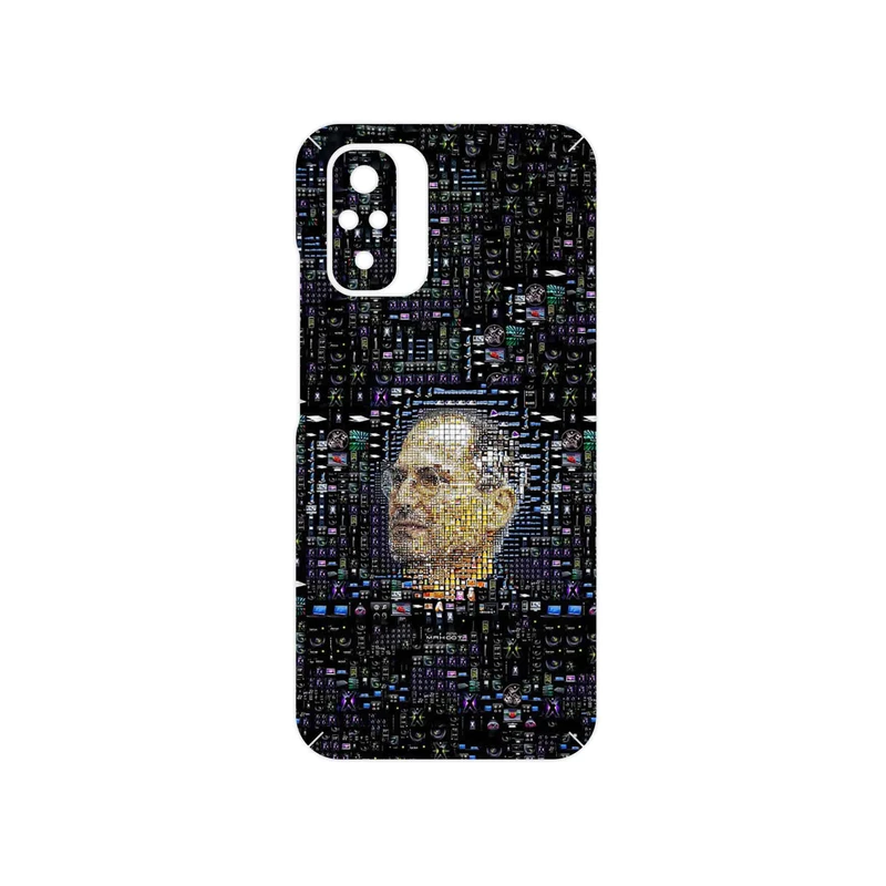 برچسب پوششی ماهوت مدل 2 Collage of Steve Jobs مناسب برای گوشی موبایل شیائومی Redmi Note 10