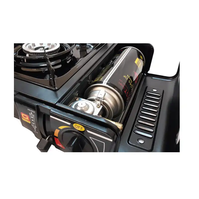 اجاق گاز سفری مدل سامسونتی کد JK100 به همراه کتری سفری