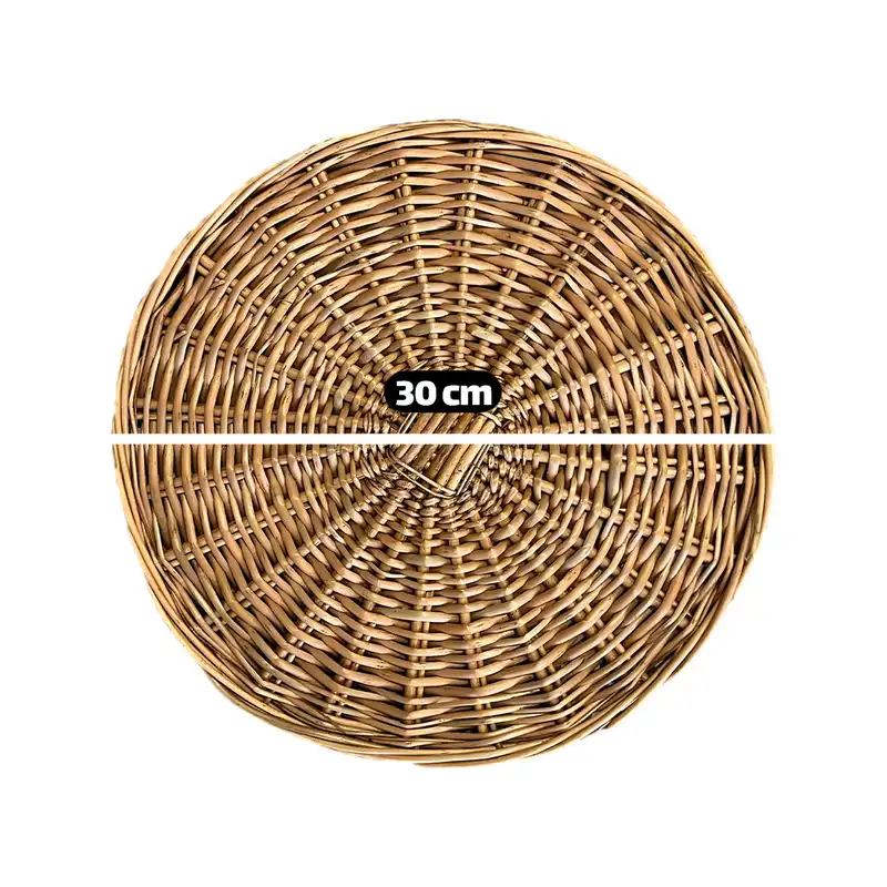 سینی حصیری مدل مروار طرح گرد کد 30