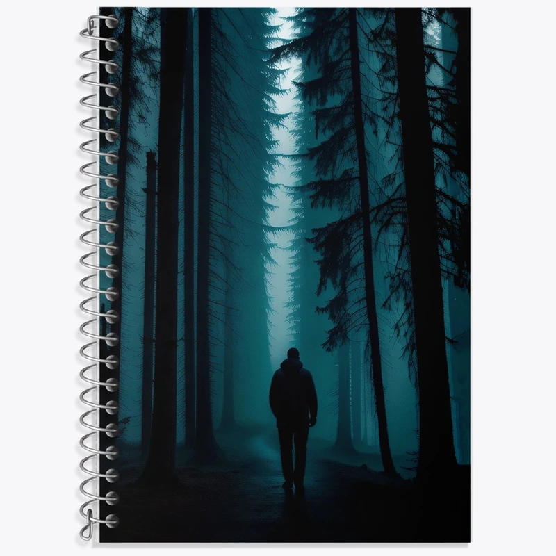 دفتر لغت 50 برگ خندالو طرح جنگل کد F717