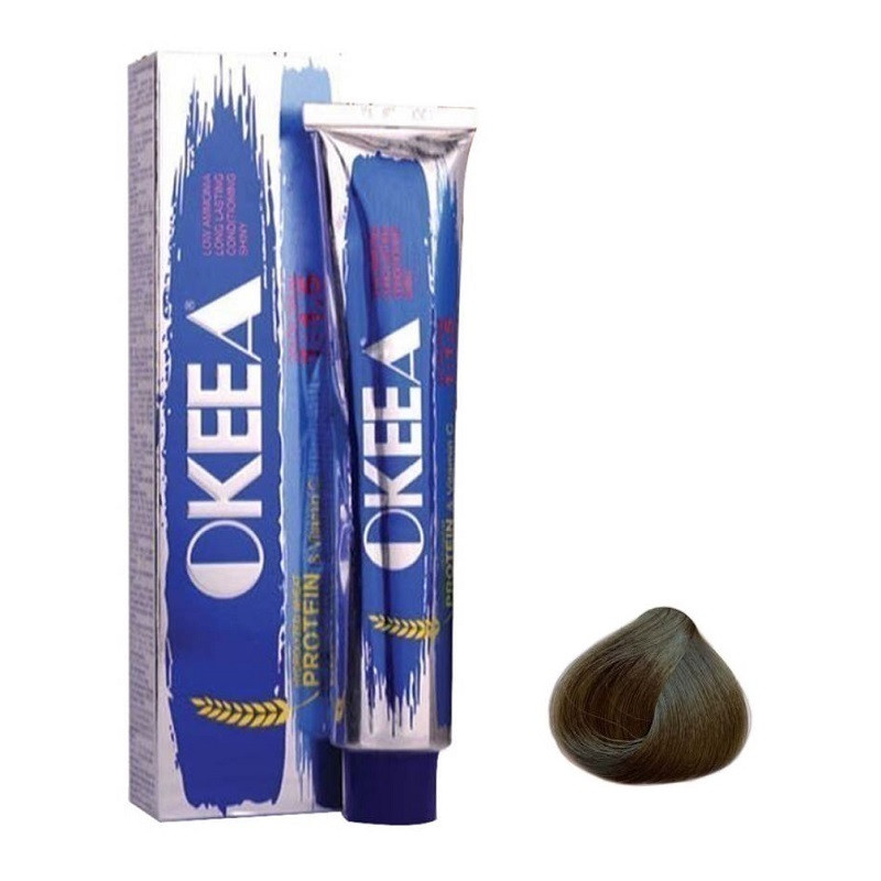 رنگ مو اکیا سری زیتونی شماره 6.3 حجم 200 میلی لیتر رنگ بلوند زیتونی تیره