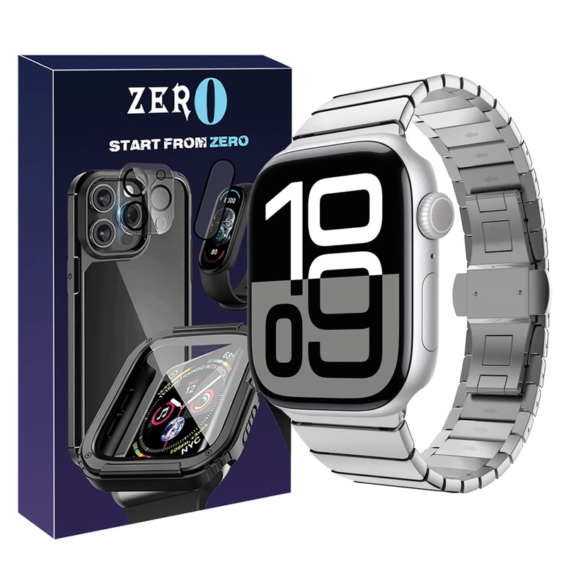 بند زیرو مدل Butterfly Link ZR مناسب برای ساعت هوشمند اپل Series 10 46mm