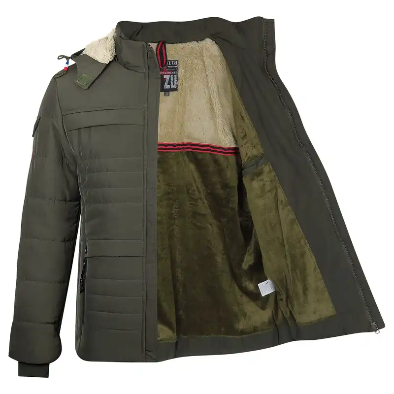 کاپشن مردانه مدل هوپا کد Da-Km-HO-Sa 2002 رنگ سبز