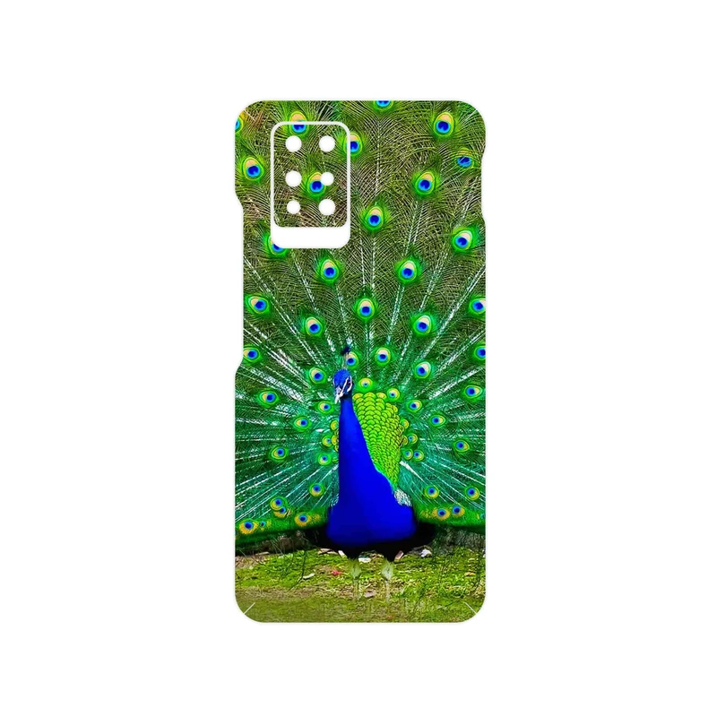 برچسب پوششی ماهوت مدل Peacock مناسب برای گوشی موبایل اینفینیکس Note 10 Pro