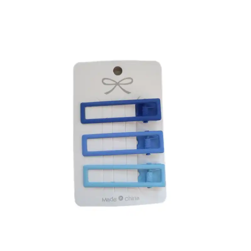 گیره مو زنانه مدل انبری کد 092 مجموعه 3 عددی