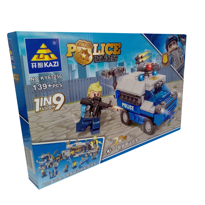 ساختنی کی زی مدل POLICE کد 67256+139PCS
