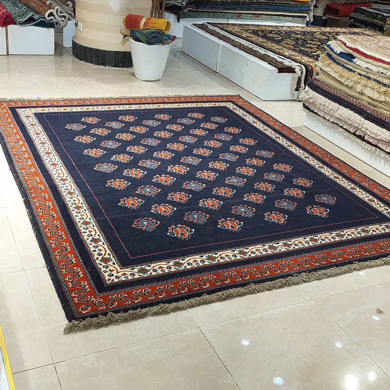 فرش دستبافت 6متری طرح لاله