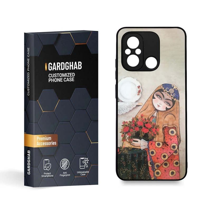  کاور گارد قاب مدل دخترانه مناسب برای گوشی موبایل شیائومی Poco C55