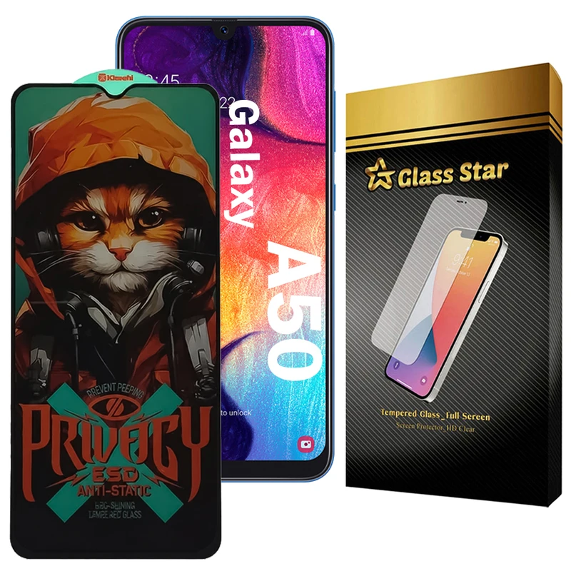 محافظ صفحه نمایش گلس استار مدل CATPRVS مناسب برای گوشی موبایل سامسونگ Galaxy A50