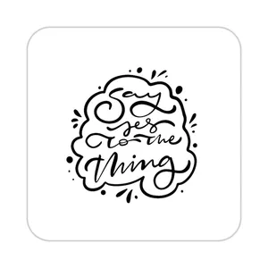 زیر لیوانی کاکتی طرح جملات انگیزشی و مثبت مدل mp25063