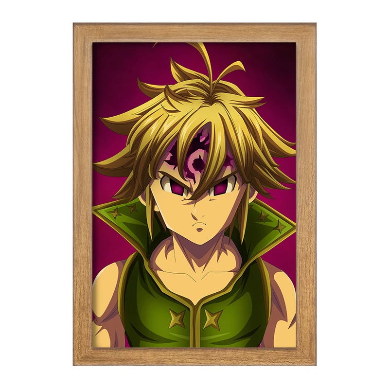 تابلو خندالو مدل ملیوداس انیمه هفت گناه کبیره  کد 17532