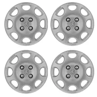 قالپاق چرخ صنایع خودرویی فولادی مدل 033 سایز 14 اینچ مناسب برای پژو 206 SD بسته 4 عددی