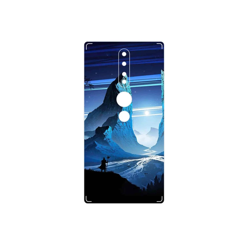 برچسب پوششی ماهوت مدل Blue Mountains Digital Art مناسب برای گوشی موبایل لنوو Phab2 Pro