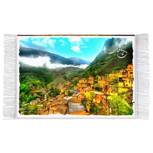 فرش ماشینی دیوارکوب مدل ایران گردی مدل T5526