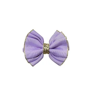 کش مو زنانه مدل پاپيون السا لب زري