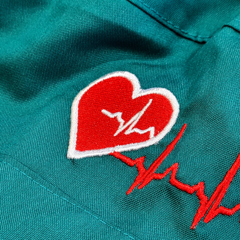 کلاه جراحی طرح نوار قلب