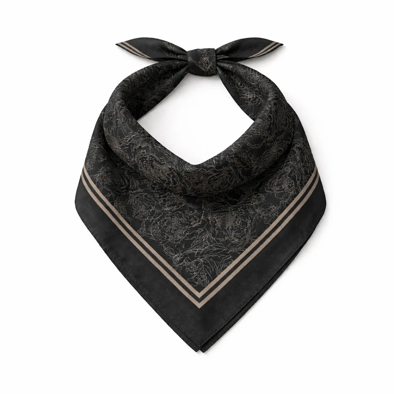 مینی اسکارف زنانه مدل فلاور
