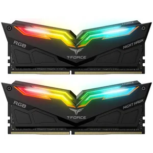 رم دسکتاپ DDR4 دو کاناله 3200 مگاهرتز CL16 تیم گروپ مدل T-Force Night Hawk RGB ظرفیت 32 گیگابایت