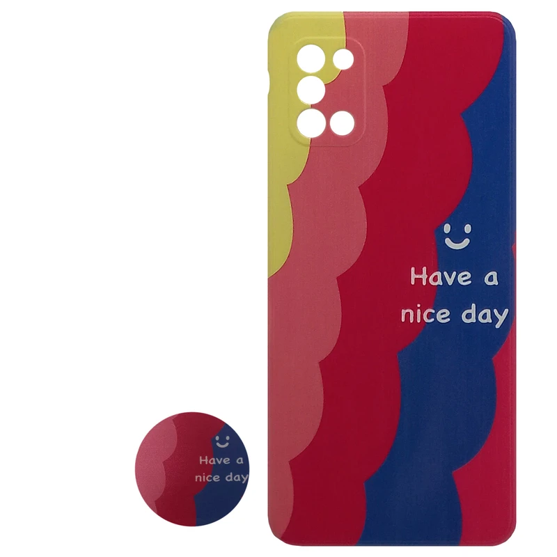 کاور مدل S0715 مناسب برای گوشی موبایل سامسونگ Galaxy A31 به همراه پایه نگهدارنده