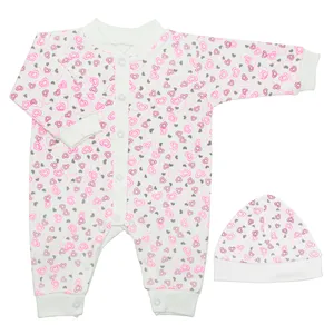 ست سرهمی و کلاه نوزادی مدل عشق 