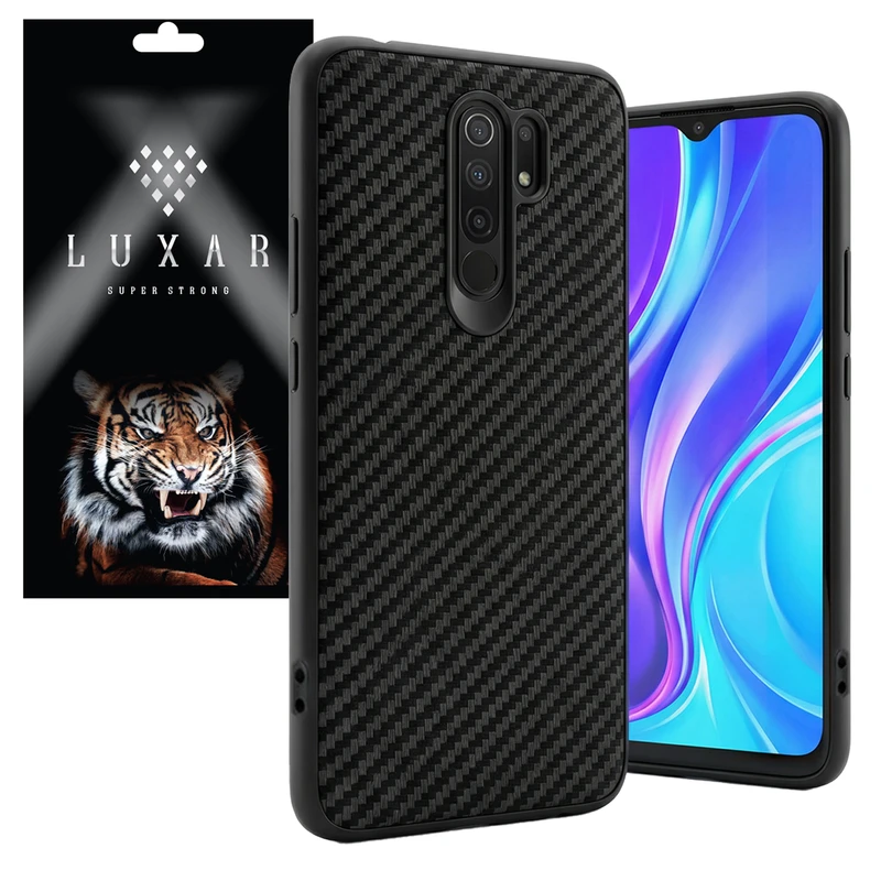 کاور لوکسار مدل redmi9 _Carbon Line مناسب برای گوشی موبایل شیائومی Redmi 9 / Redmi 9 Prime
