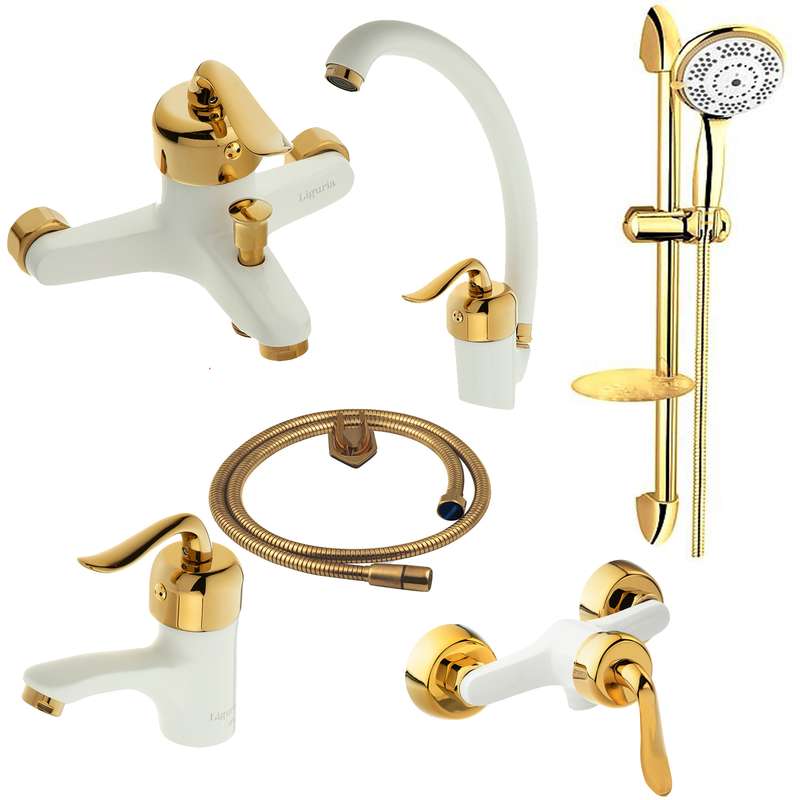 ست شیرآلات لیگوریا مدل 1311 مجموعه 6 عددی 