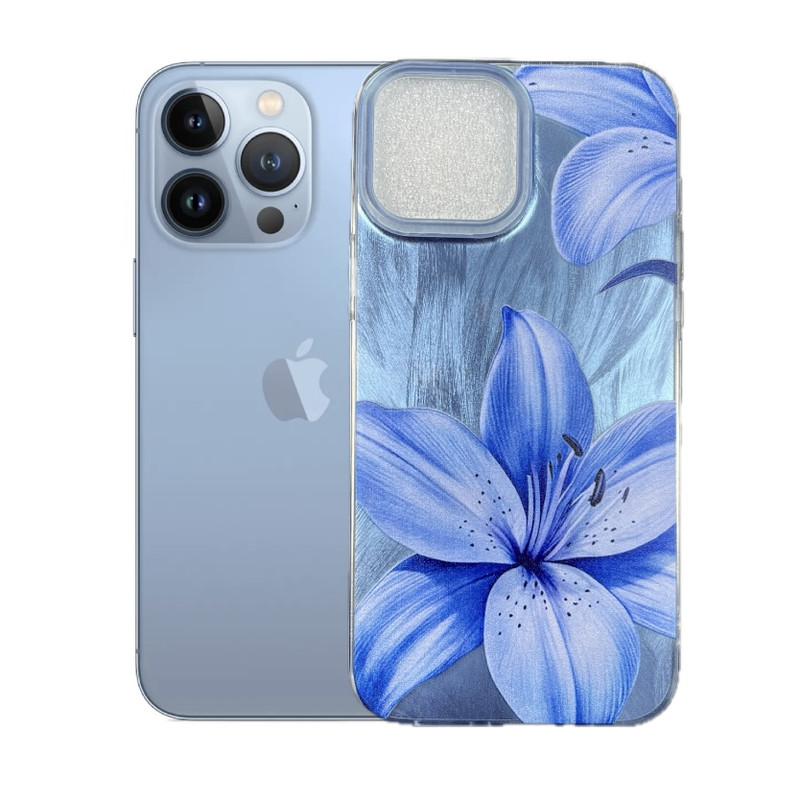 کاور طرح گل لیلیوم مناسب برای گوشی‌ موبایل اپل iPhone 13 Pro Max