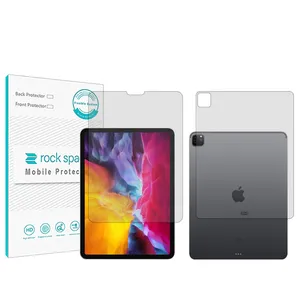 Rockspace model Hygel screen protector suitable for Apple iPad Pro 12.9 2020 tablet along with tablet back protector