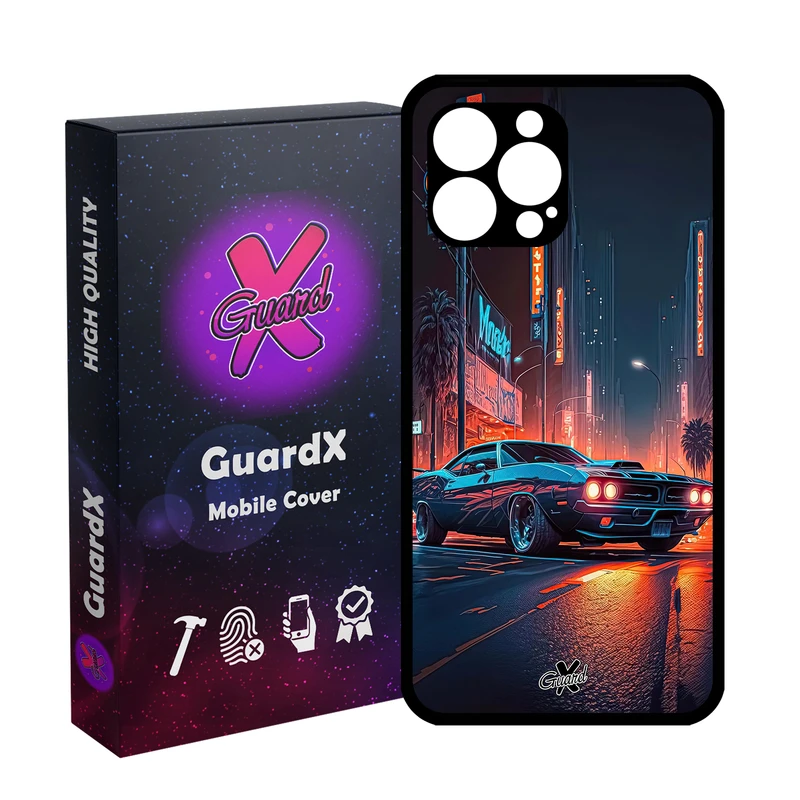 کاور گارد ایکس طرح ماشین مدل Glass10609 مناسب برای گوشی موبایل اپل iPhone 12 Pro