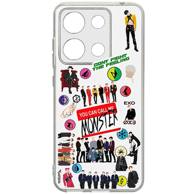 کاور طرح Exo مناسب برای گوشی موبایل شیائومی Note 13 4G 