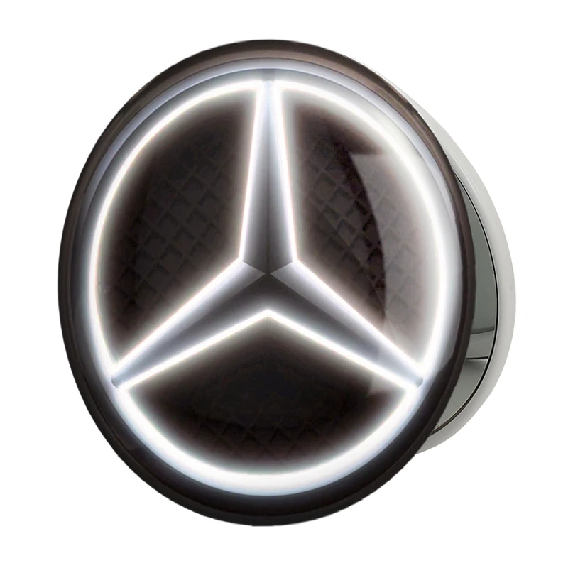 آینه جیبی خندالو طرح مرسدس بنز Mercedes Benz مدل تاشو کد 23509 