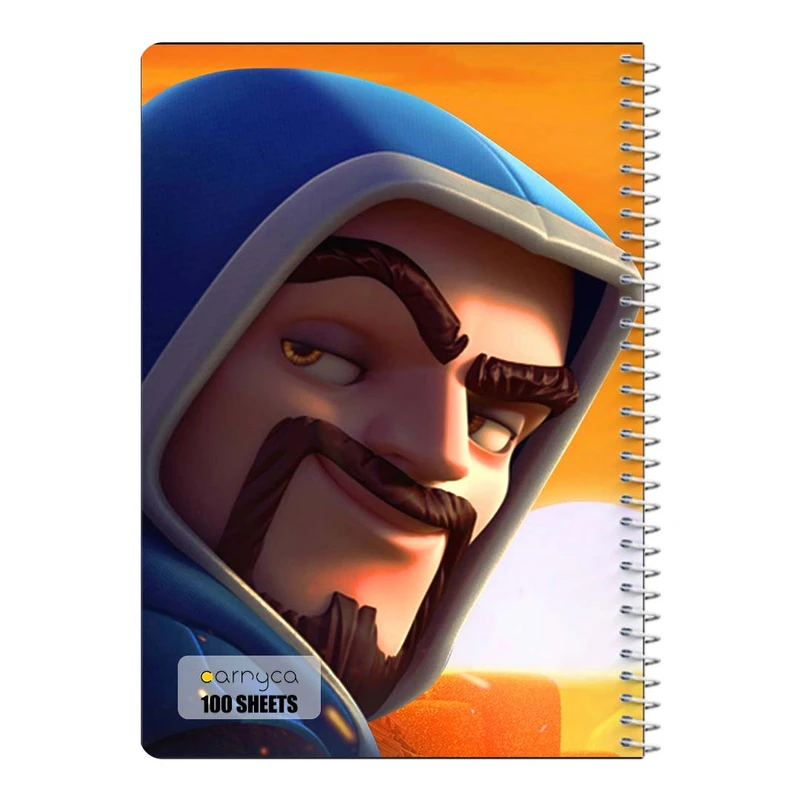 دفتر مشق 100 برگ سیمی کارنیکا طرح کلش اف کلنز Clash of Clans کد 38351