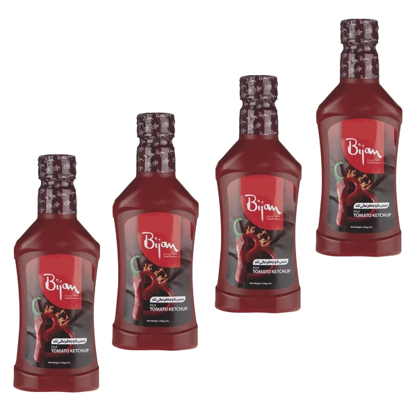 سس گوجه فرنگی بیژن - 550 گرم بسته 4 عددی