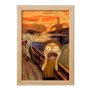 تابلو خندالو مدل ریک و مورتی کد 3214