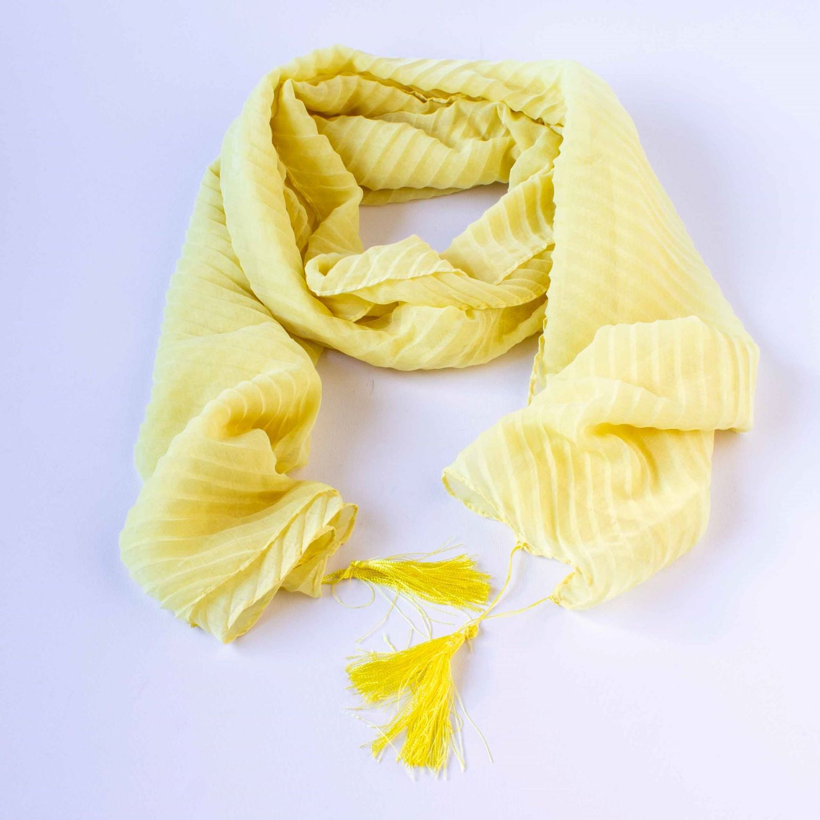 شال زنانه مدل پلیسه -  - 8