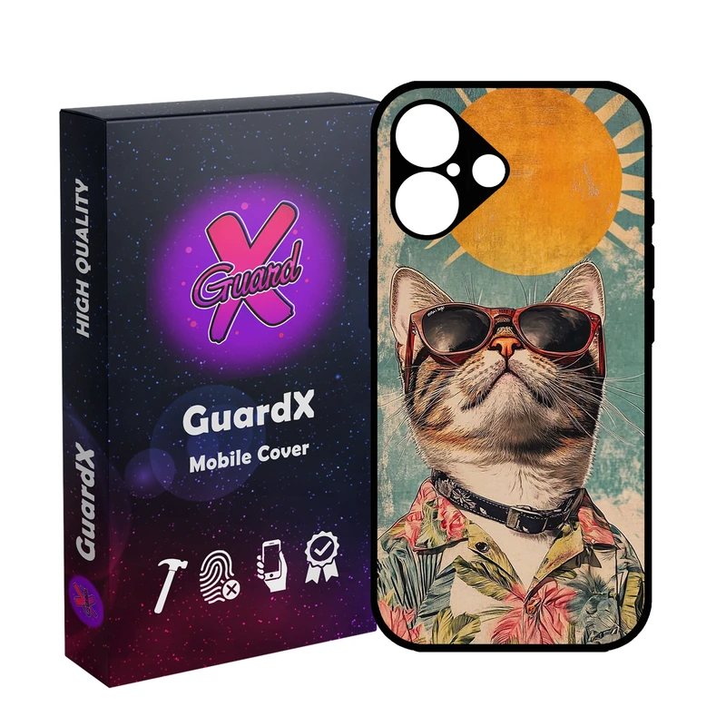 کاور گارد ایکس طرح گربه مدل 11100 مناسب برای گوشی موبایل اپل iPhone 16