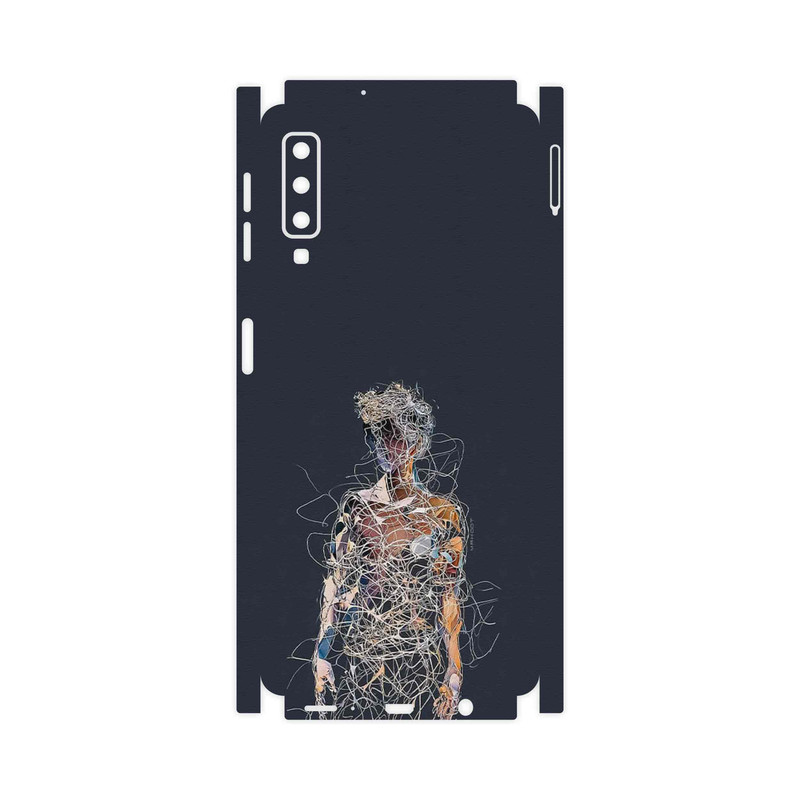 برچسب پوششی ماهوت مدل Strings Digital Art 1-FullSkin مناسب برای گوشی موبایل سامسونگ Galaxy A7 2018
