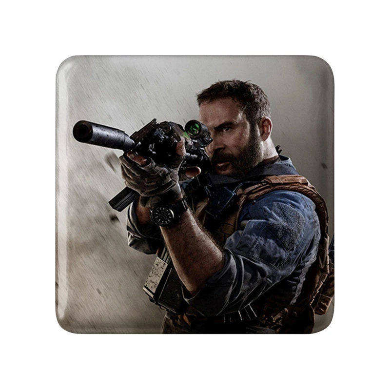 مگنت خندالو طرح کاپیتان پرایس ندای وظیفه Call of duty مدل مربعی کد 30785