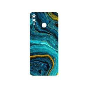 MAHOOT Turquoise marblewith golden streaks Cover Sticker for Honor Play