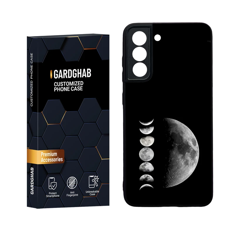  کاور گارد قاب مدل دور ژله ای پشت گلس کهکشان مناسب برای گوشی موبایل سامسونگ Galaxy S21 FE