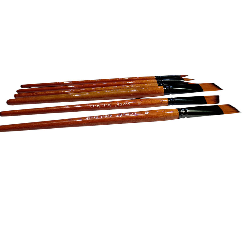 قلم مو سرکج مدل کوروت 04 مجموعه 6 عددی