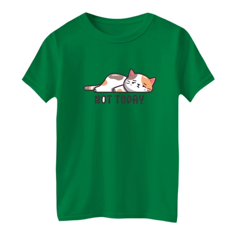 تی شرت آستین کوتاه بچگانه مدل گربه خسته