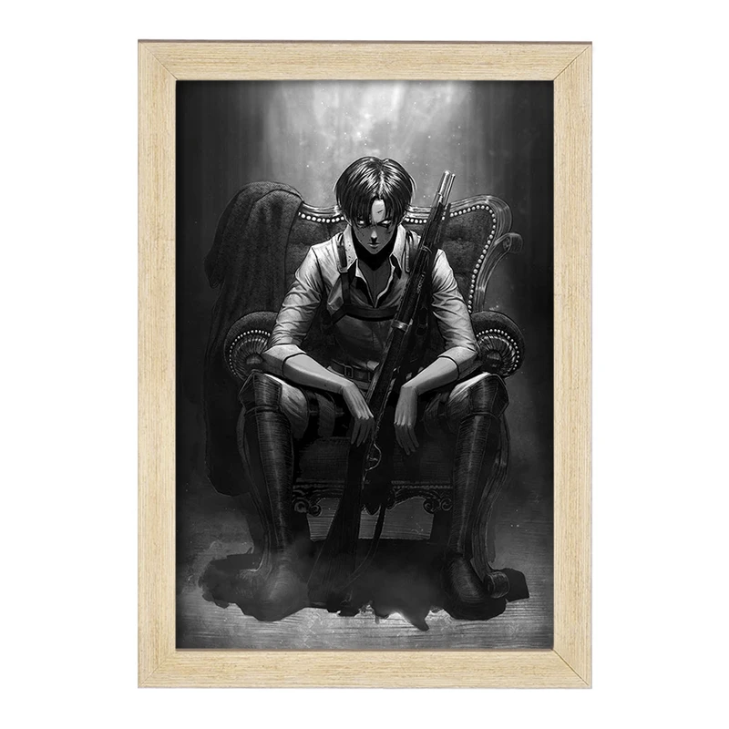 تابلو خندالو مدل لیوای آکرمن انیمه اتک آن تایتان Attack on Titan  کد 11026