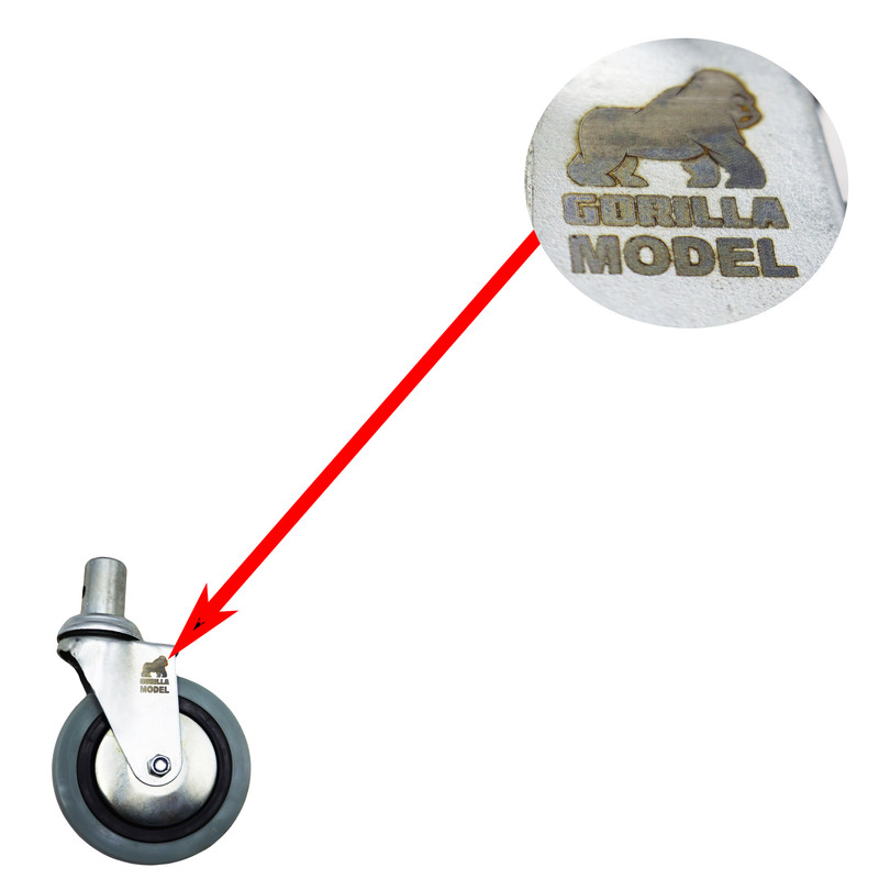 چرخ گردان مدل پیم دار کد YP-GARDAN-PIMDAR-125MM