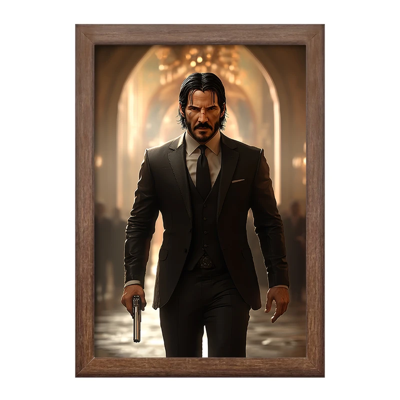 تابلو خندالو طرح جان ویک (John Wick) کد F5297