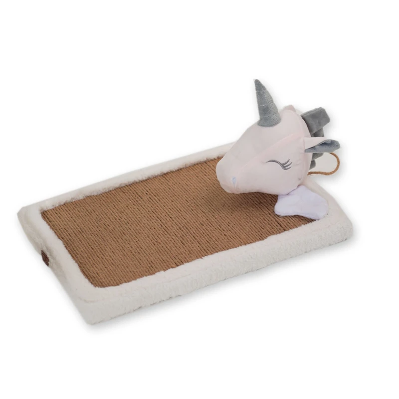 اسباب بازی گربه مدل اسکرچر مستطیلی طرح یونیکورن